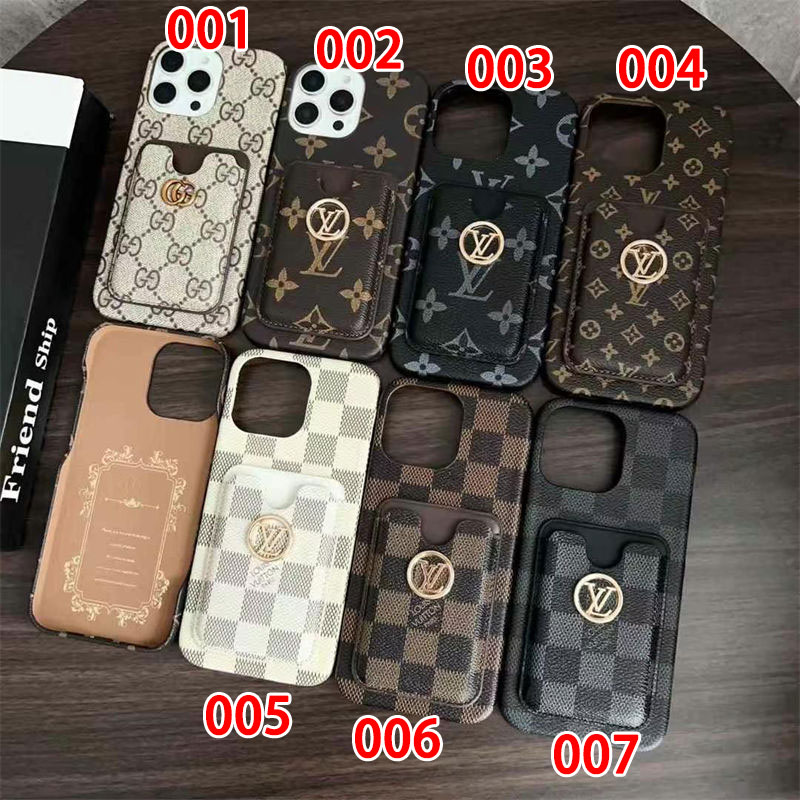 Gucci Luxury designer iPhone 16e/15 16 Pro Max Wallet Flip Case