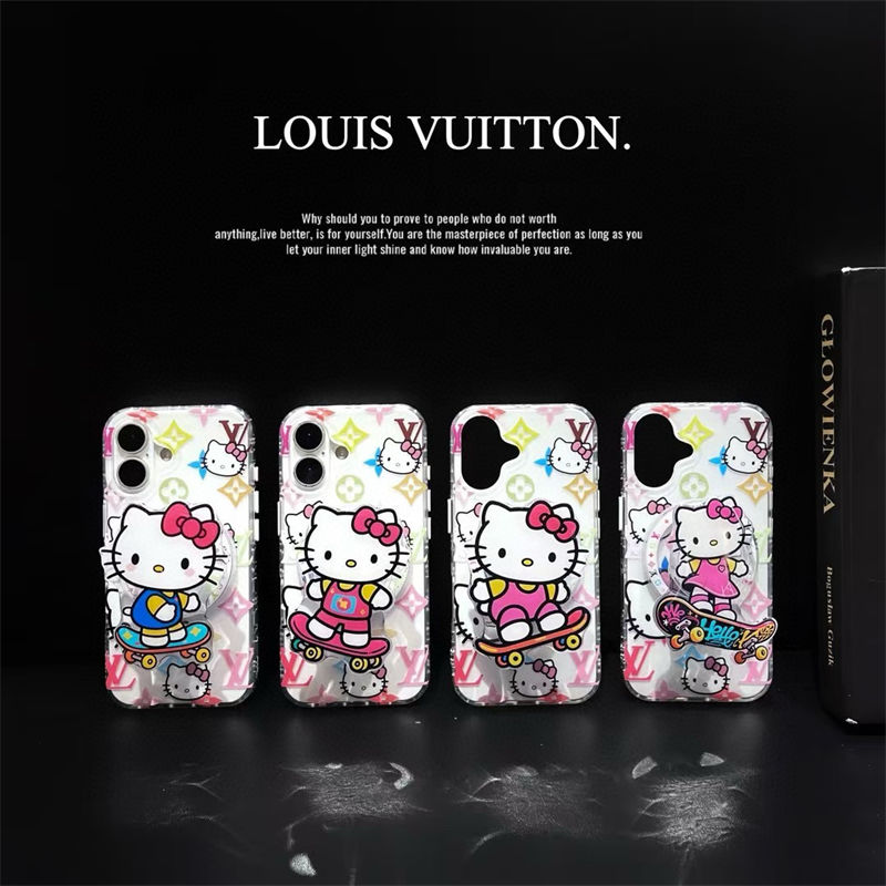 Hello Kitty original luxury fake case iphone16 pro max 17 14 15/15 16 plus