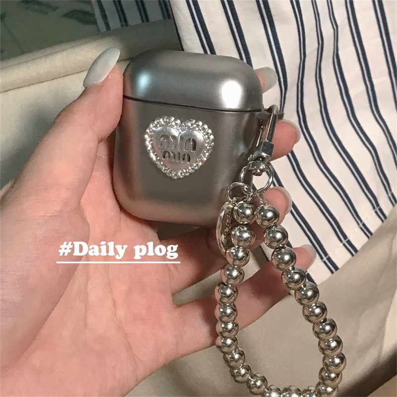 MiuMiu Wireless Charging Case for AirPods 1 2 3 4 pro pro2Charging Case