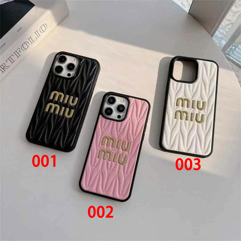 MiuMiu iPhone 16 pro/16 plus/15/14/13 CASE