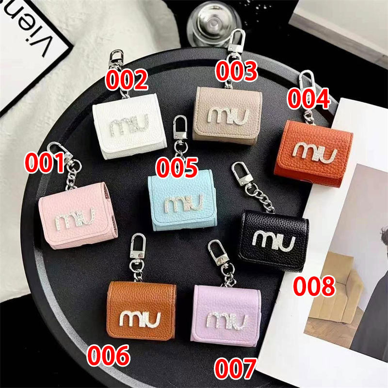 MiuMiu Airpods 4 pro2 4 3 2 Protective Case Cover 