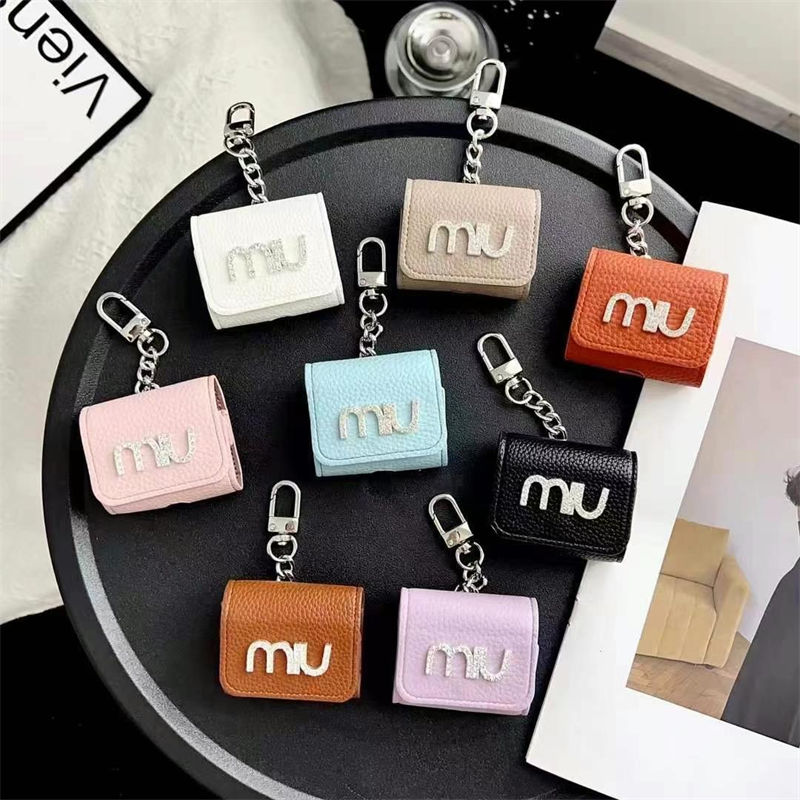 MiuMiu Wireless Charging Airpods4 pro 4 2 3 1 Earbuds Case