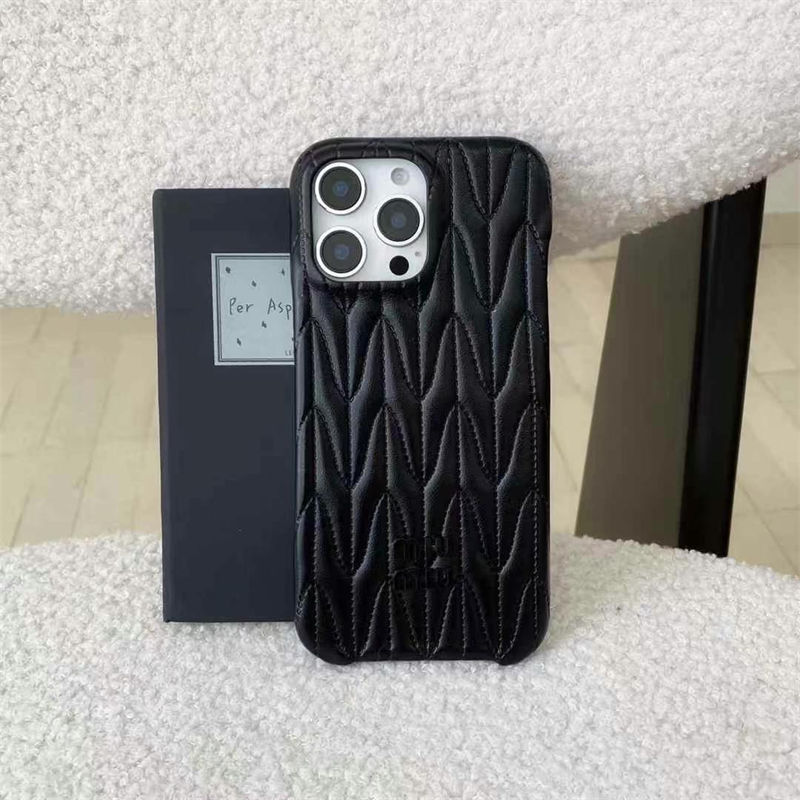 MiuMiu iphone 14 15 16e Custodia Hulle Funda