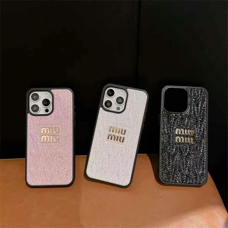 MiuMiu iPhone 15pro 16plus Case Fashion