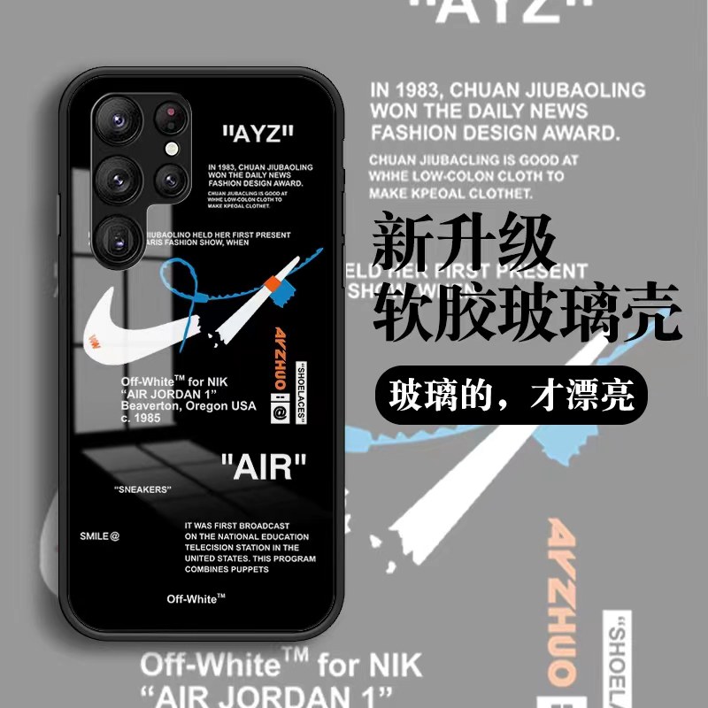 nike off-white jordan galaxy s23+ultra/15 pro max plus case luxury cute logo cover