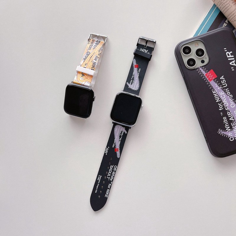 Watch Band Suitable for All SeriesCustom Leather Watch BandLuxury Designer Classic Monogram Apple Watch Band