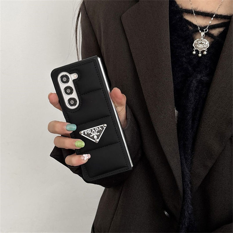 prada original luxury fake case samsung  z flip 4 5  6