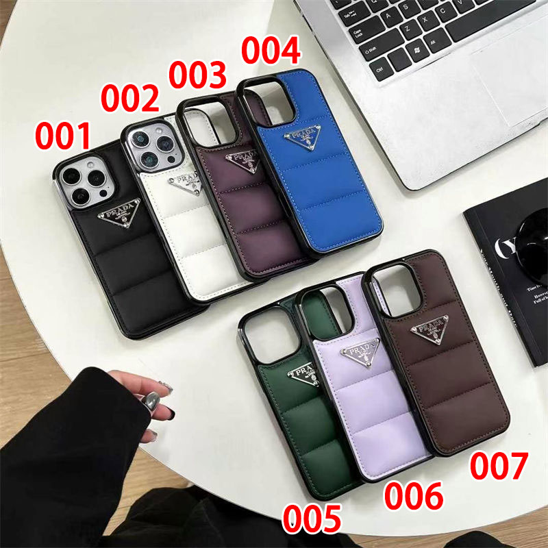 Prada Luxury iPhone 16e 15 Pro max 14 13 Case Back Cover