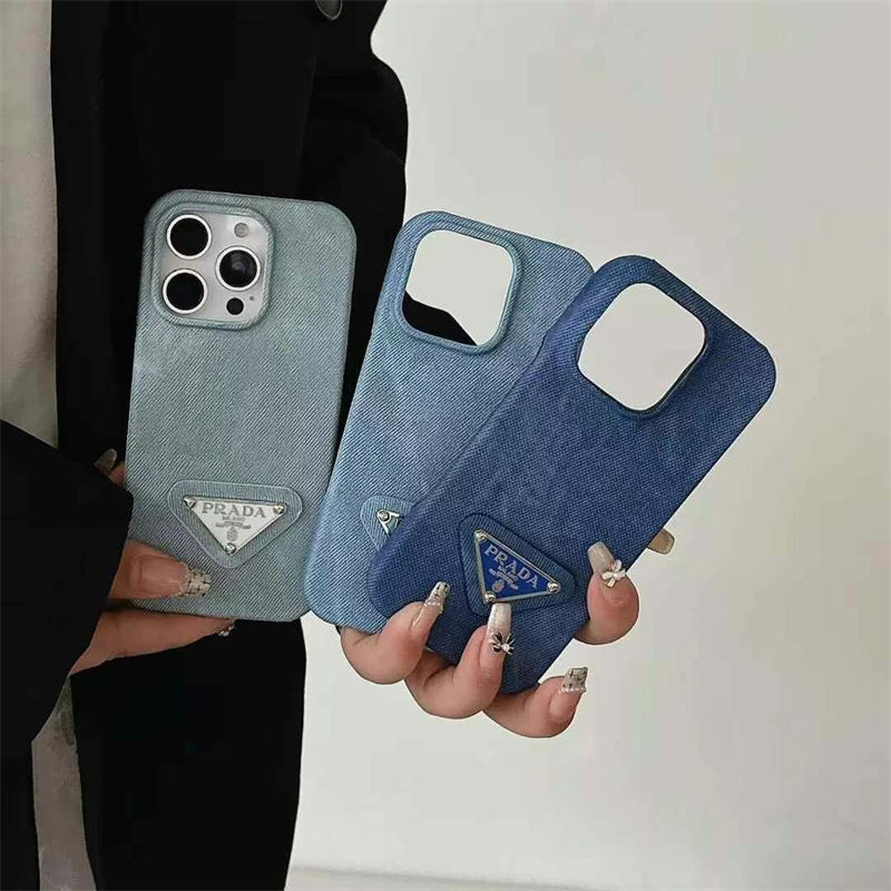 Prada iPhone 16e/13/14/15 16 Pro Max Wallet Flip Case