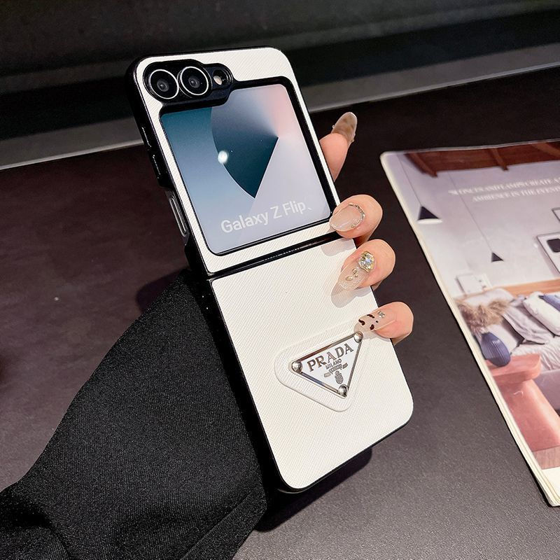 Prada samsung z flip 6 5 4 Case Custodia Hulle
