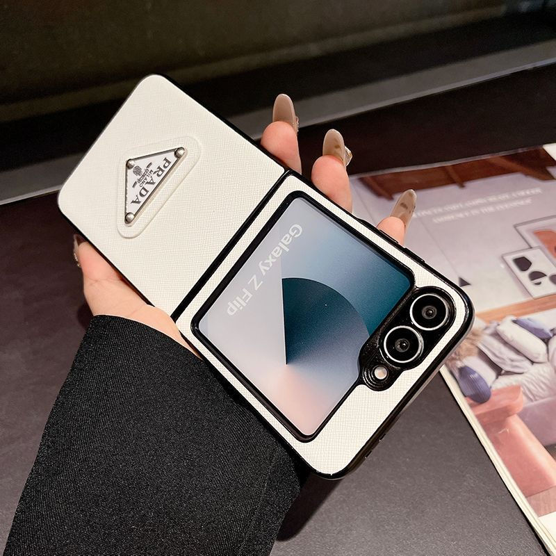 Prada Luxury samsung z flip 7 6 5 4 3 phone case 