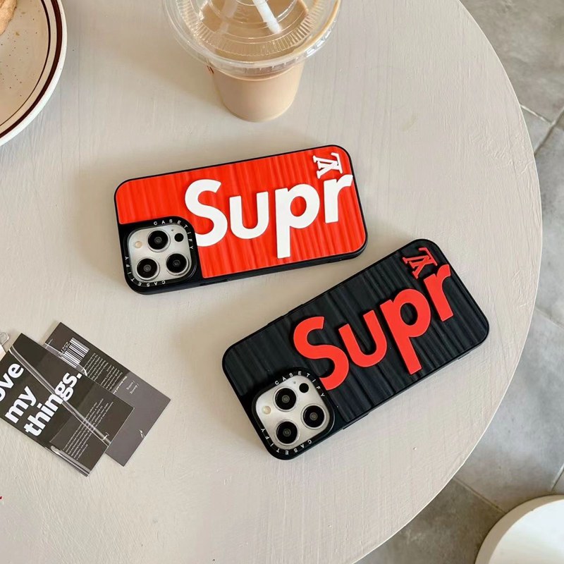 lv supreme iphone 15 pro ultra plus case luxury TPU logo cover