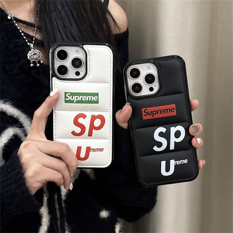 Supreme original luxury fake case iphone16 pro max 14 15