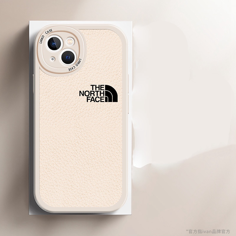 The North Face leather iphone 14 pro max 14 plus luxury monogram pattern case elegant cover