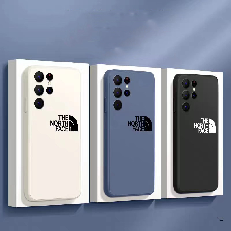 The North Face luxury monogram elegant jacket silicon Galaxy S23+Plus Ultra case