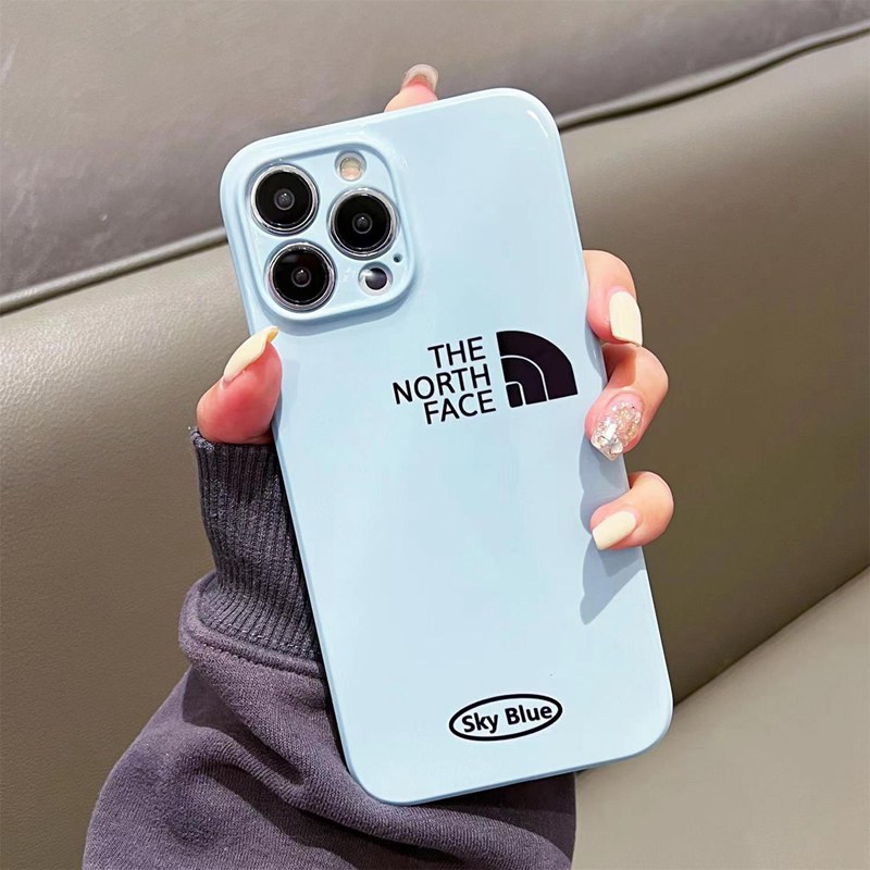 THE NORTH FACE coqueiPhone13/14/15 Pro Max Wallet Flip CaseShockproof Protective 