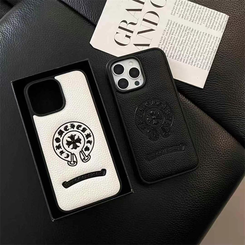 Chrome Hearts iphone 14 15 16 Custodia Hulle Funda