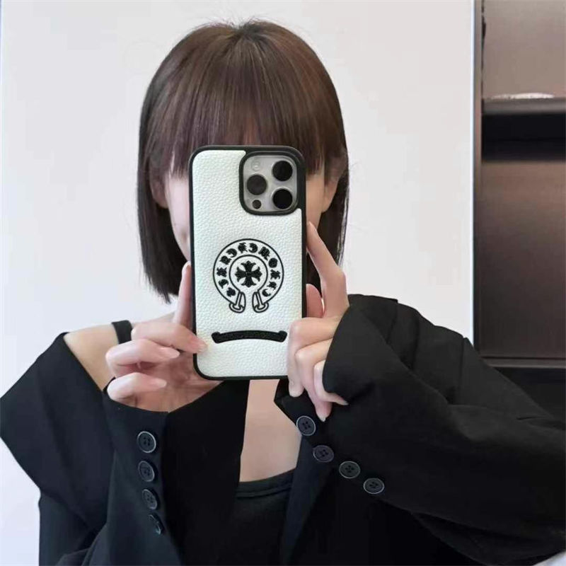 Chrome Hearts Luxury iPhone 16 15 Pro max 14 13 Case Back Cover 