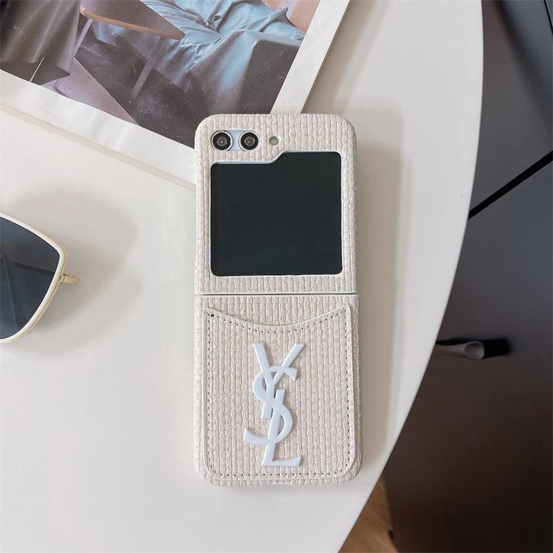 Ysl galaxy z flip fold 5 4 3 2original luxury fake case iphone 15/14 samsung s23 cover