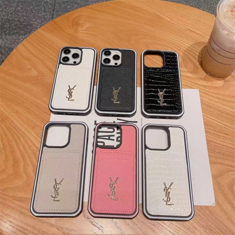 YSL original luxury fake case iphone16 pro max 15