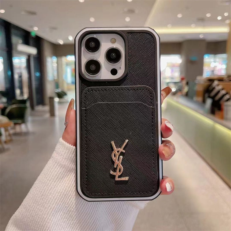 YSL iphone 14 15 16e Custodia Hulle Fun