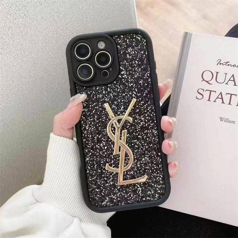YSL iPhone 16e/13/14/15 16 Pro Max Wallet Flip Case 