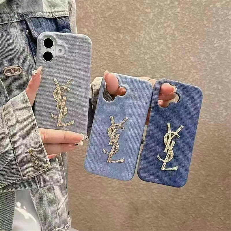 YSL  original luxury fake case iphone16 pro max 14 15